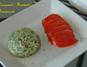 Mousseline d'épinards