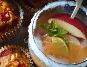 Cocktail estival à la pêche