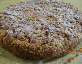 Gâteau citron framboises avec streusel