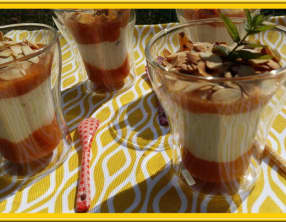 Fromage blanc et sa compotée d’abricots