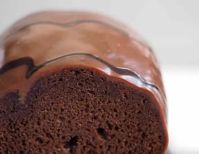 Cake Chocolat Glacé de ganache lactée