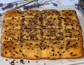 Gâteau madeleine tigré