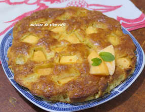 Gâteau moelleux au melon et au yaourt