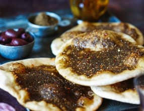 Pain libanais au Zaatar