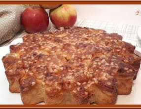 Gâteau madeleine aux pommes