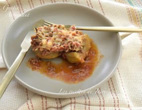 Gratin d'artichauts à la bolognaise