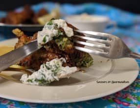 Beignets de courgettes et Manouri