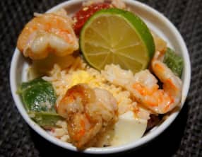 Salade de riz aux crevettes