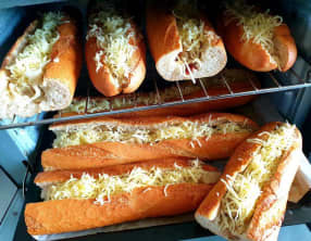 Pain bouchons gratinés réunionnais