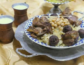 Pâtes fraîches maison à l'agneau