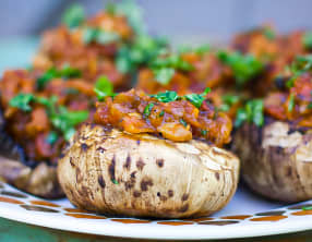 Champignons farcis végétariens