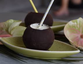 Trompe l'oeil noix de coco