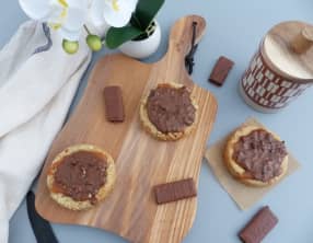 Cookies caramel et feuillantine