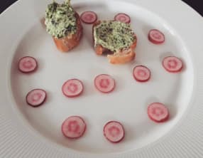 Tartinade aux fanes de radis