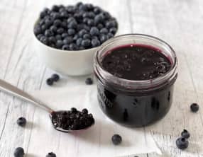 Confiture facile de bleuets