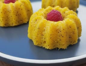 Moelleux citron pavot olive polenta