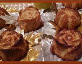 Minis cakes pommes cannelle amande