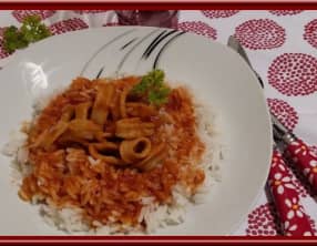 Encornets à la tomate