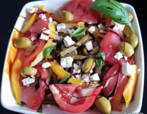 Salade de haricots verts à la grecque