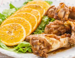Ailes de poulet marinées à l’orange