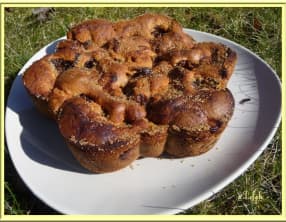 Gâteau doré aux mirabelles