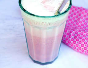 Pink Strawberry Latte