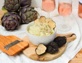 Caviar d'artichaut à la truffe d'été