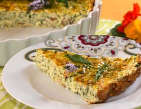 Quiche sans pâte aux courgettes