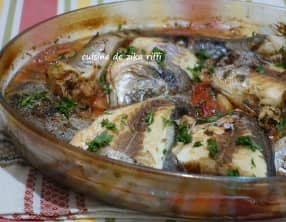 Tajine de dorades aux pommes de terre au four
