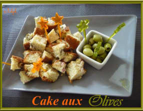 Cake aux lardons et olives