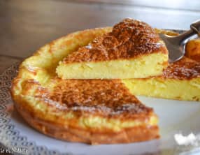 Tarte au fromage frais de chèvre