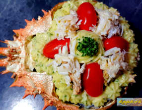 Coquille de crabe gourmande