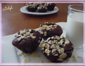 Amandines au chocolat