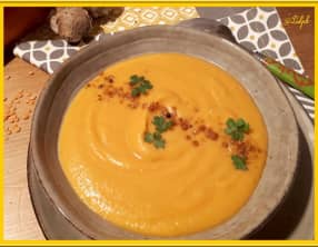 Mouliné de lentilles corail à l’Indienne