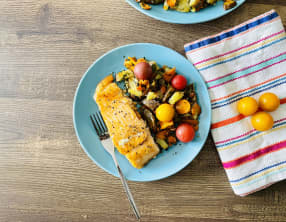 Saumon grillé érable chipotle