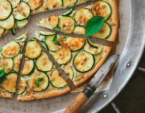 Tarte ricotta et courgette