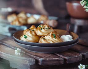 Pommes Duchesse ail et parmesan