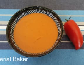 Gaspacho de tomate et pourpier