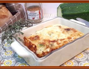 Clafoutis de courgettes à la saucisse