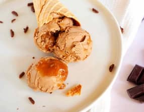 Glace Chocolat Caramel