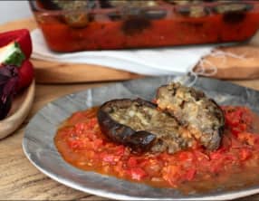 Aubergines farcies à la bonifacienne