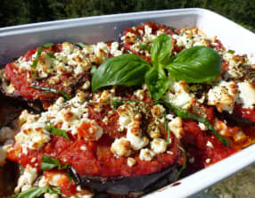 Gratin d’aubergines à la feta