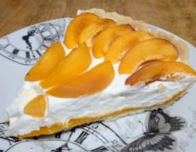 Tarte à la crème à l'abricot