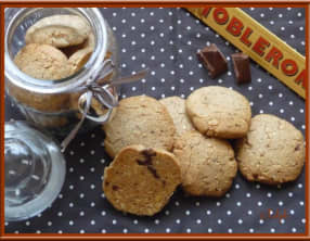 Cookies au Toblerone et amandes