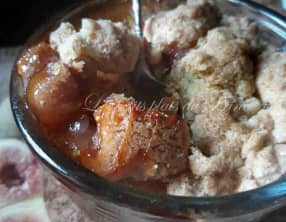Crumble aux figues du jardin