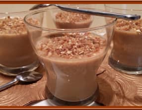 Panna cotta au praliné allégée