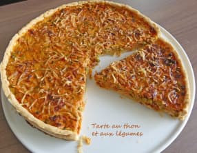 Tarte au thon et aux légumes
