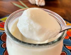 Yaourts maison à la citronnelle