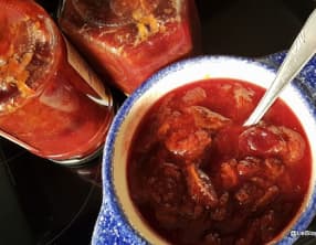 Confiture de quetsches sans sucre