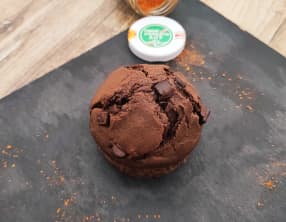 Muffins au chocolat et piment d'Espelette